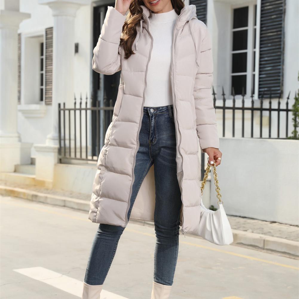 Women’s Quilted Zipper Front Winter Coat