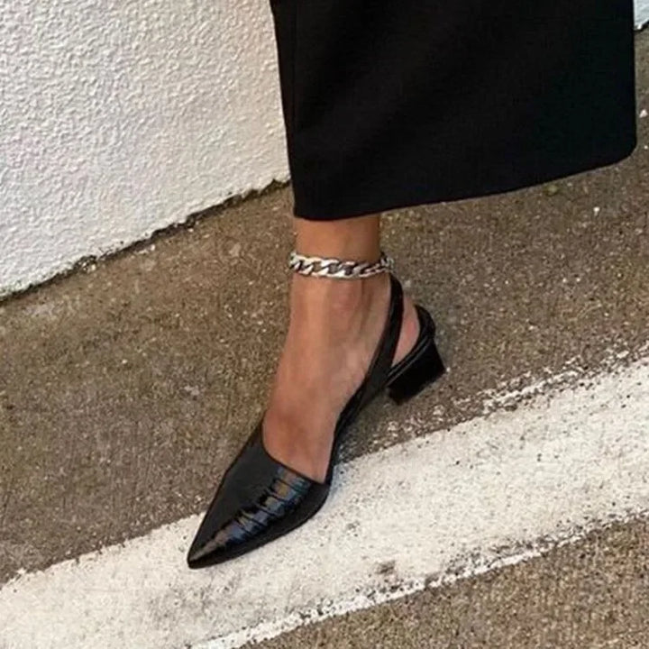 Women’s Elegant Spring Block Heel Pumps