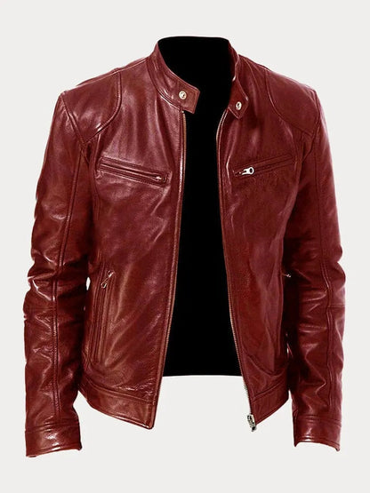 Chaqueta casual de hombre con cremallera y estilo