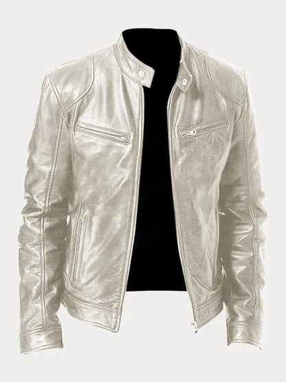 Chaqueta casual de hombre con cremallera y estilo