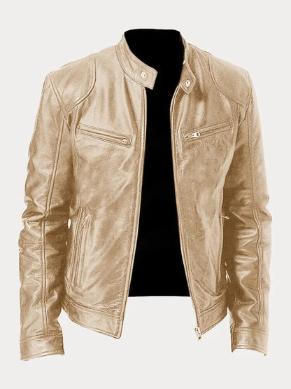 Chaqueta casual de hombre con cremallera y estilo