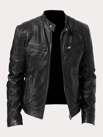 Chaqueta casual de hombre con cremallera y estilo