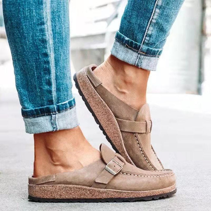 Women’s Casual Buckle Slip On Loafers