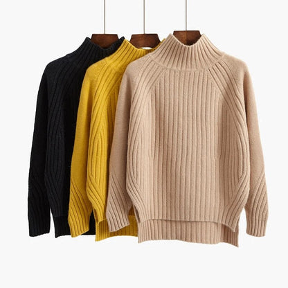 Women’s Ribbed Knit Long Sleeve Sweater