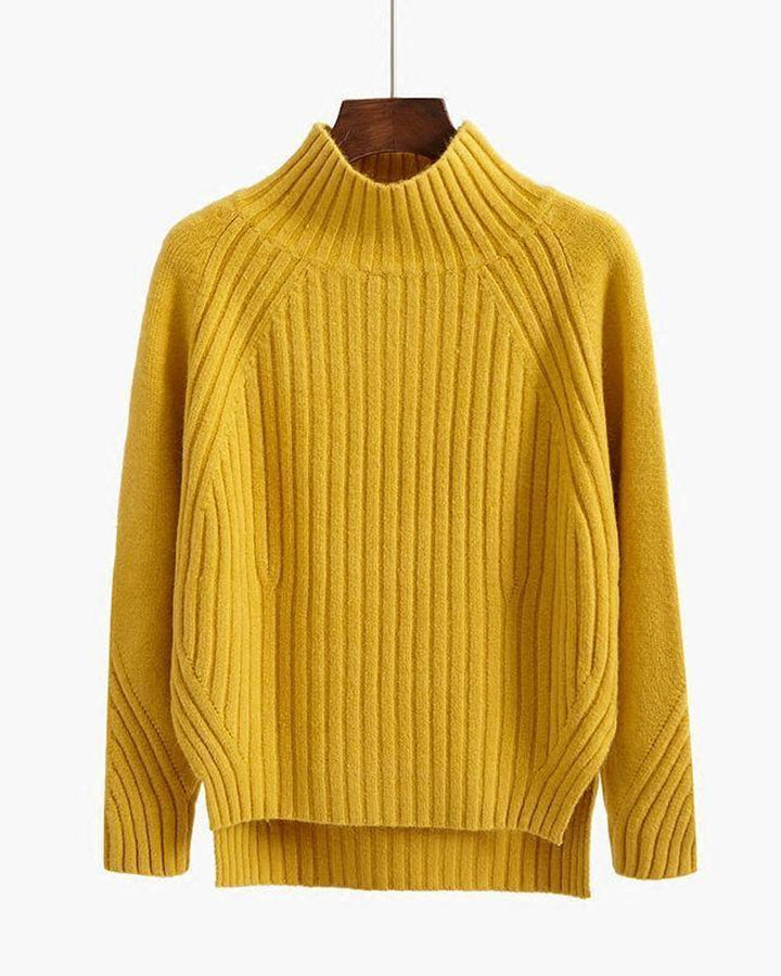 Women’s Ribbed Knit Long Sleeve Sweater