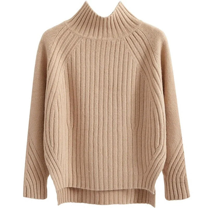 Women’s Ribbed Knit Long Sleeve Sweater