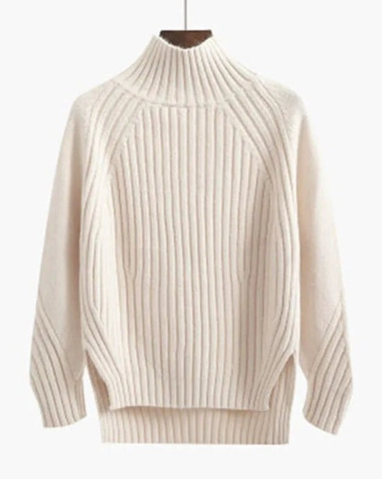 Women’s Ribbed Knit Long Sleeve Sweater