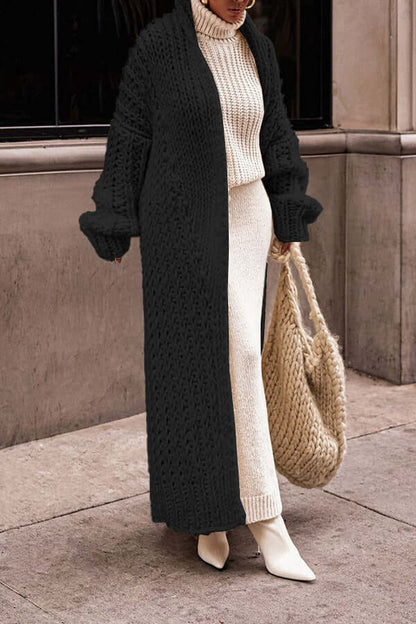 Chic Winter Knit Set with Cardigan for Women