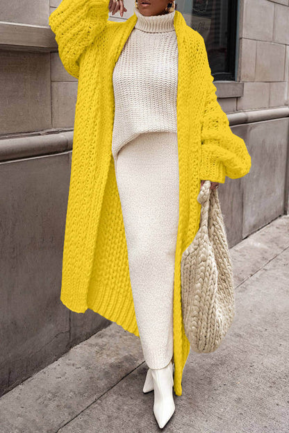 Chic Winter Knit Set with Cardigan for Women