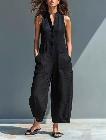 Lotte | Sleeveless Minimalist Jumpsuit
