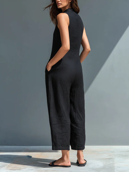 Lotte | Sleeveless Minimalist Jumpsuit