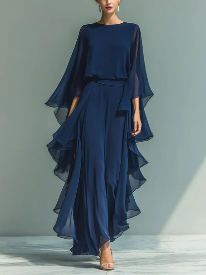 Monique | Two-Piece Chiffon Set