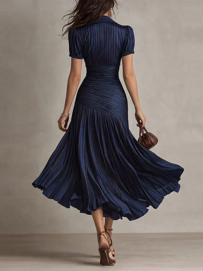 Florence | Vintage Elegant Chiffon Maxi Dress