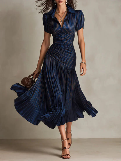 Florence | Vintage Elegant Chiffon Maxi Dress
