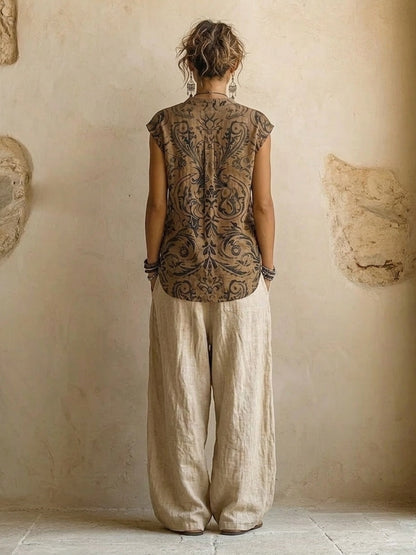Wanderlight | Elegant Three Piece Linen Set