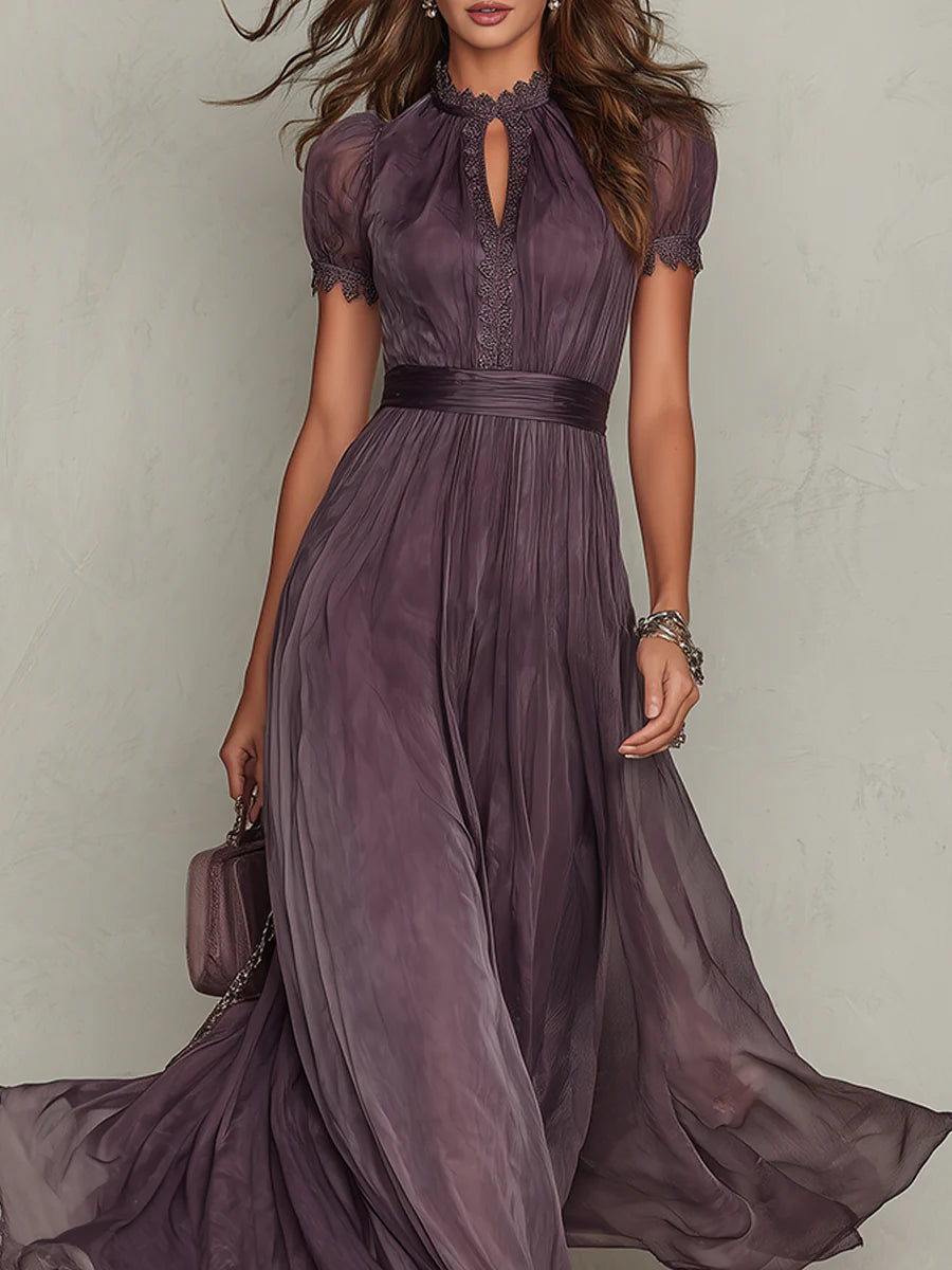 Julie | Long Chiffon Dress