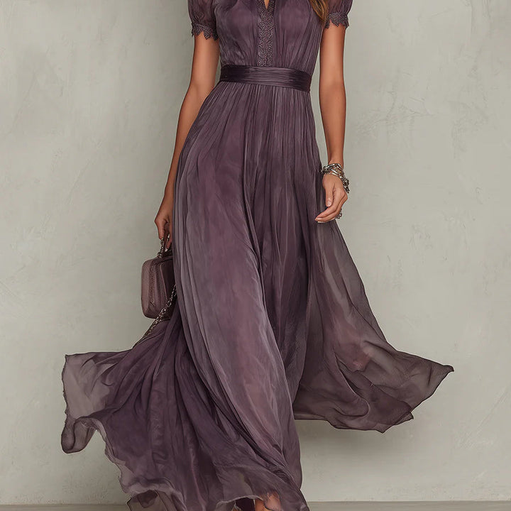 Julie | Long Chiffon Dress
