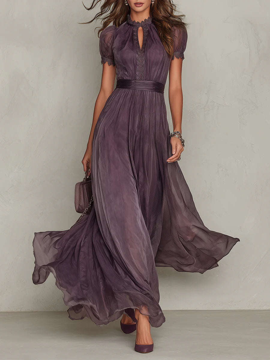 Julie | Long Chiffon Dress