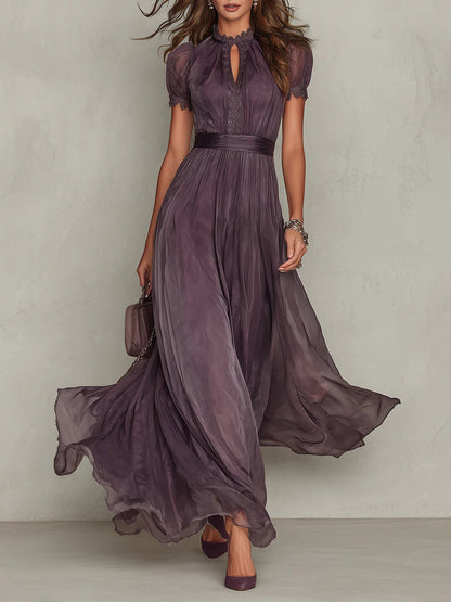 Julie | Long Chiffon Dress