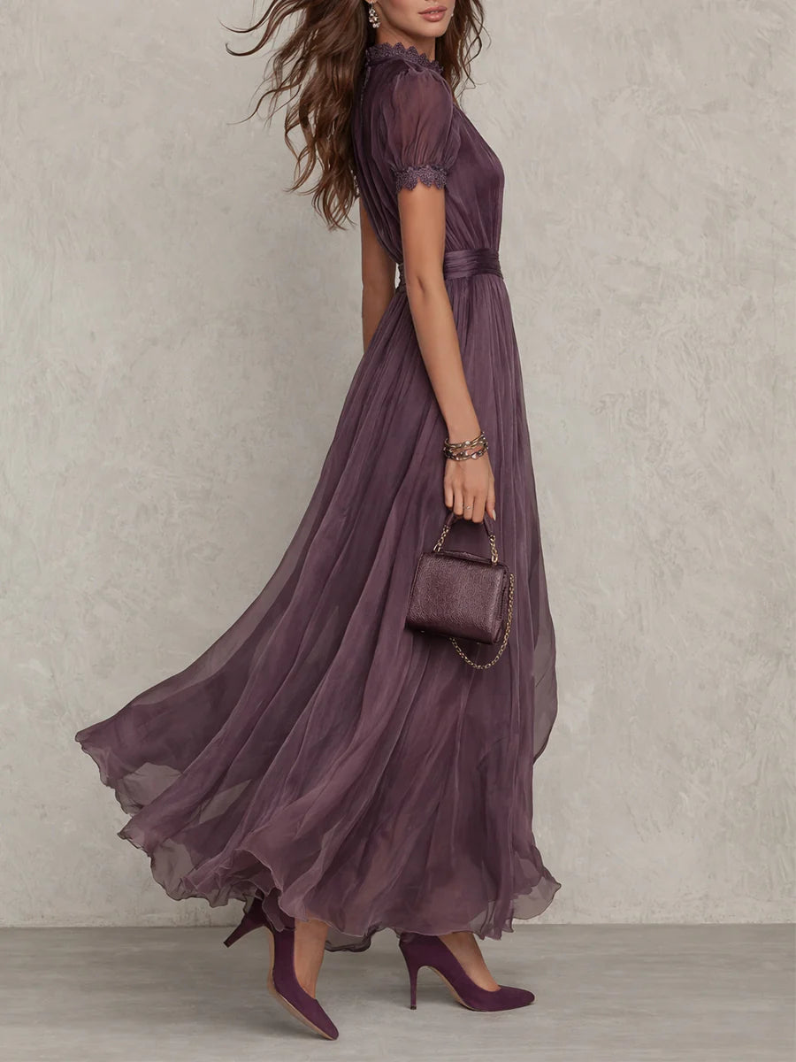 Julie | Long Chiffon Dress