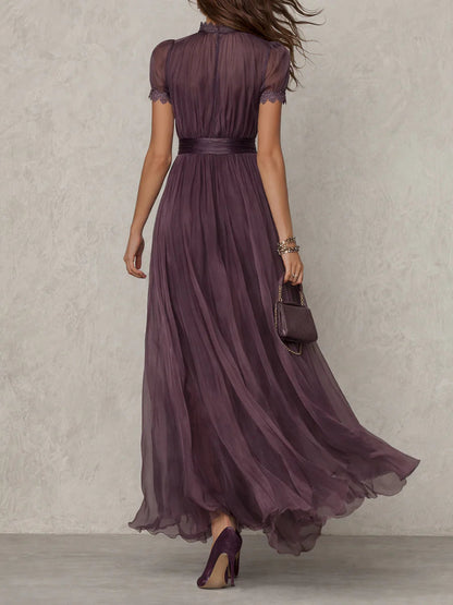 Julie | Long Chiffon Dress