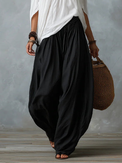 Aaliyah | Off-Shoulder Top & Lantern Pants Set, Rayon Blend