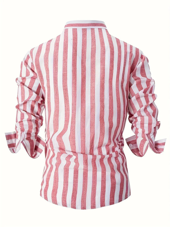Camisa clásica de verano a rayas