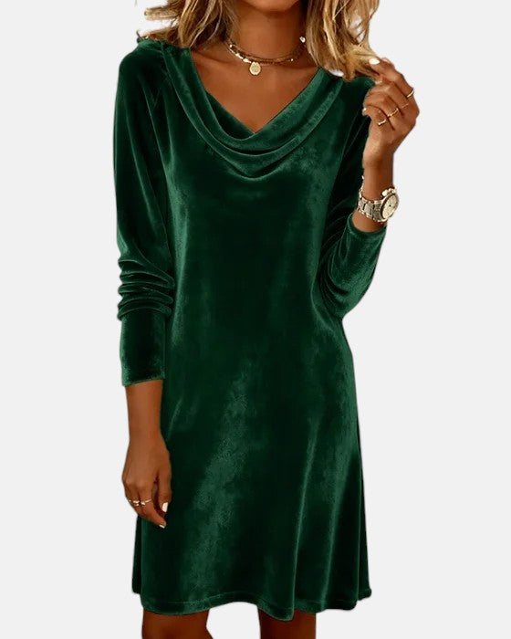 Loose Fitting Velvet Dress