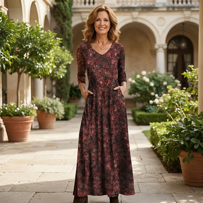 Kendal | Long Floral Dress
