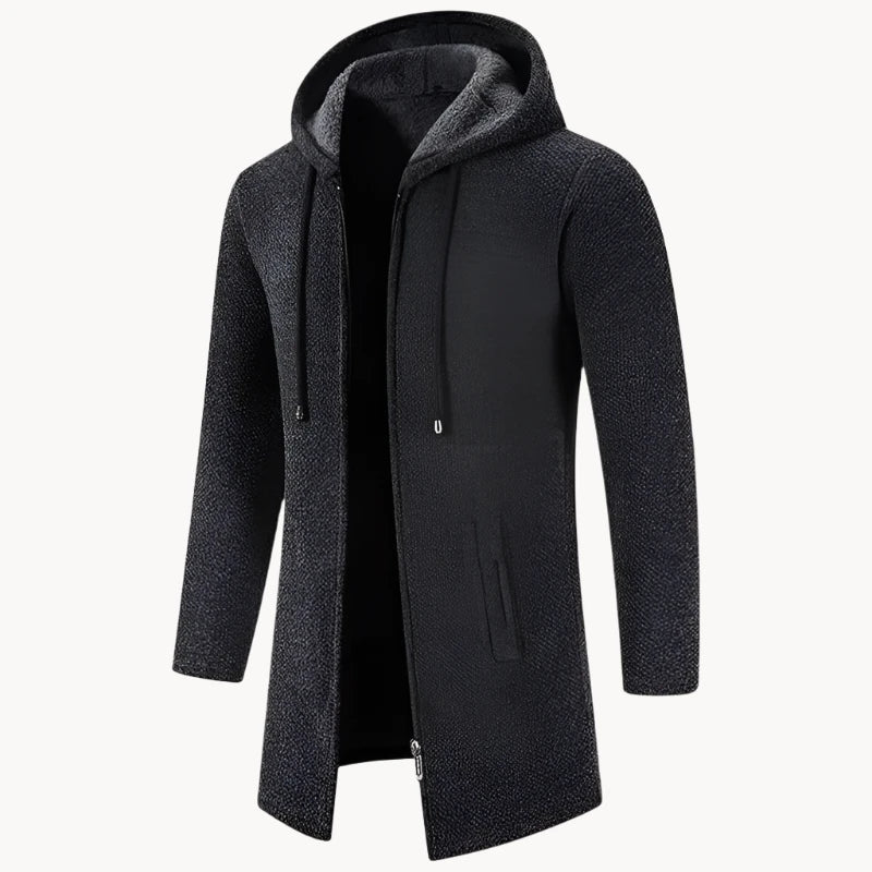 Chaqueta clásica cómoda con capucha