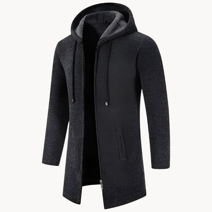 Chaqueta clásica cómoda con capucha