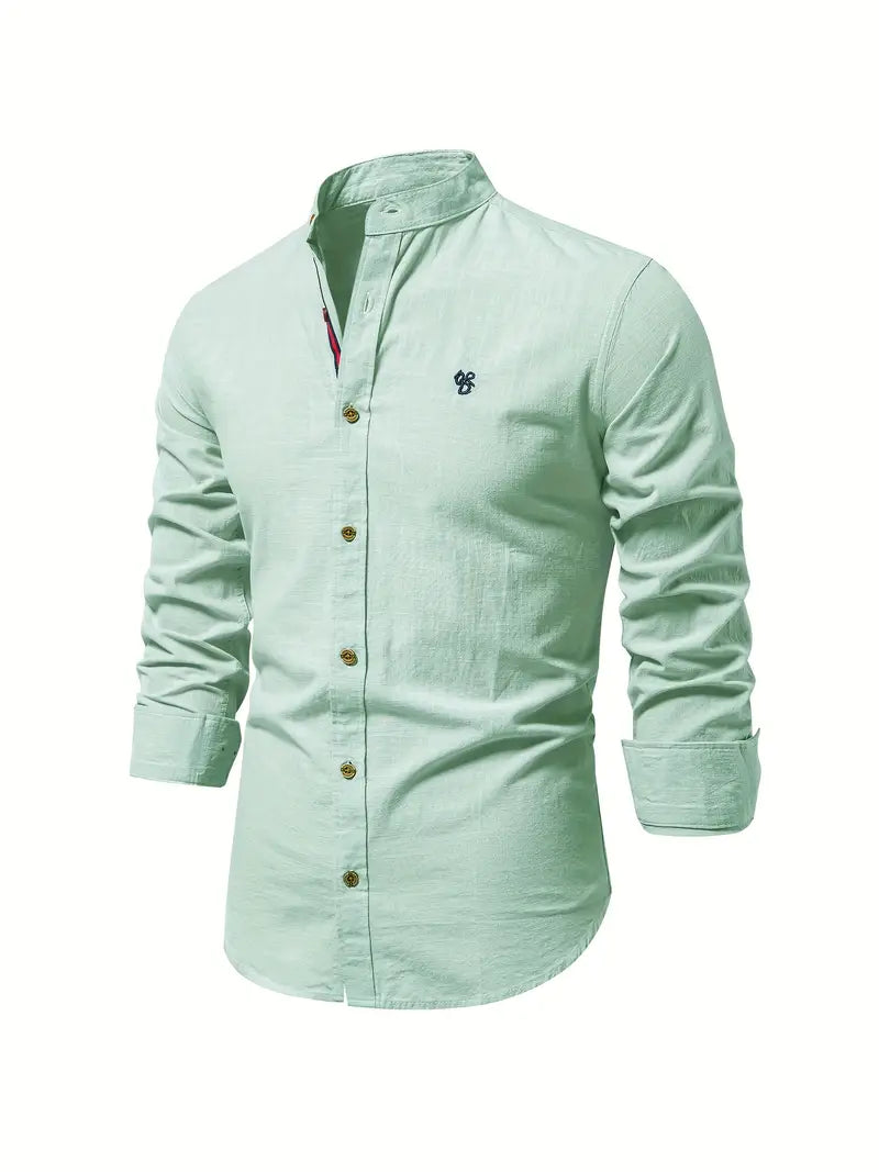 Men’s Spring Casual Button Shirt