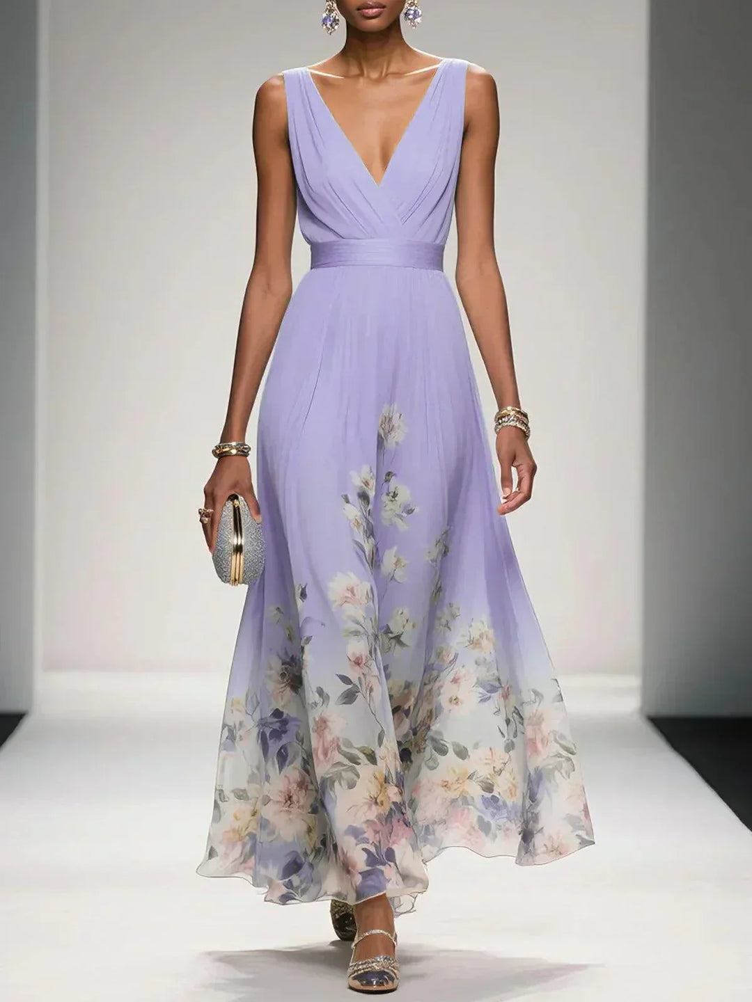 Isabella | Vestido floral para invitada de boda para mujer