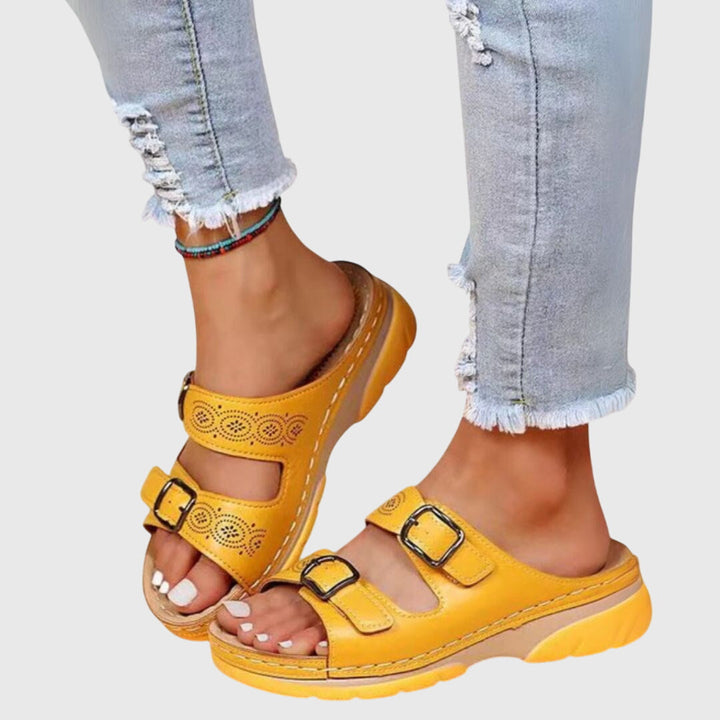 Diora | Sandalias ortopédicas de piel