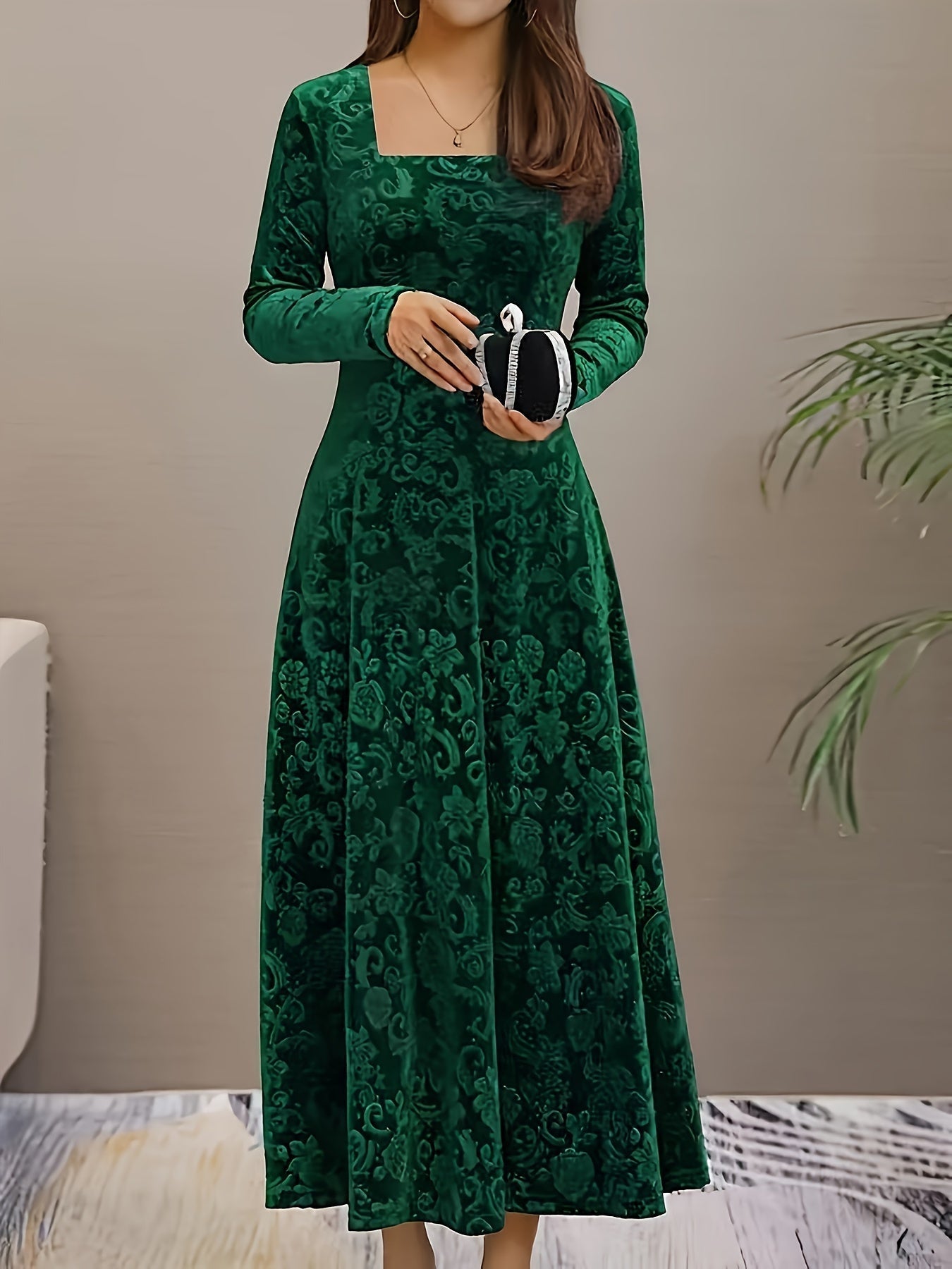 Women’s Square Neck Party Dress