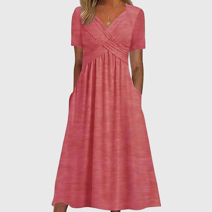 Midi Dress with Tummy Control