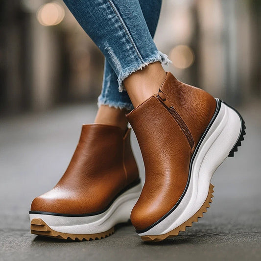 LOFT REAL LEATHER PLATFORMS
