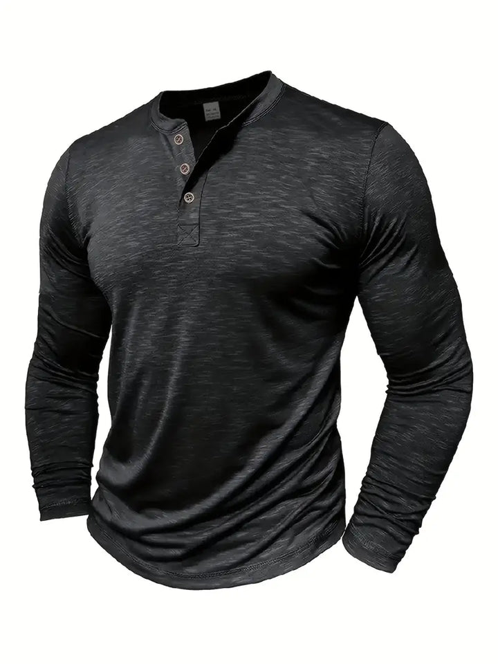 Camisa Henley Supreme de ajuste perfecto