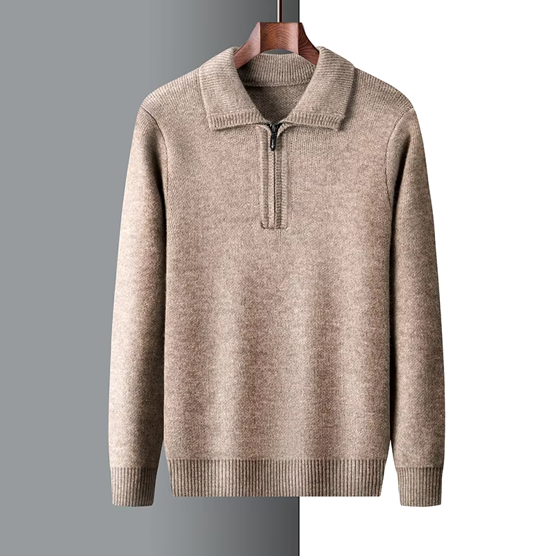 Soft Warm Quarter Zip Sweater