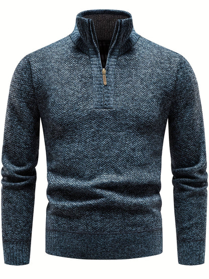 Stylish Casual Half-Zip Sweater