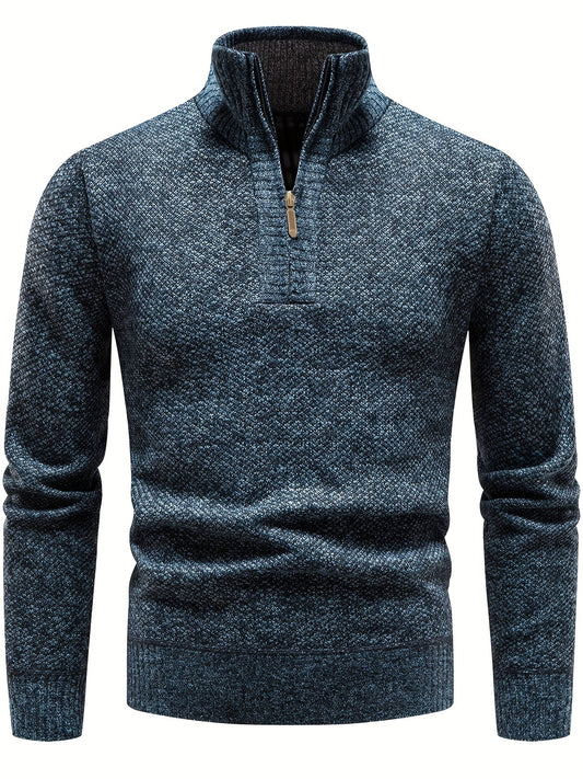 Stylish Casual Half-Zip Sweater