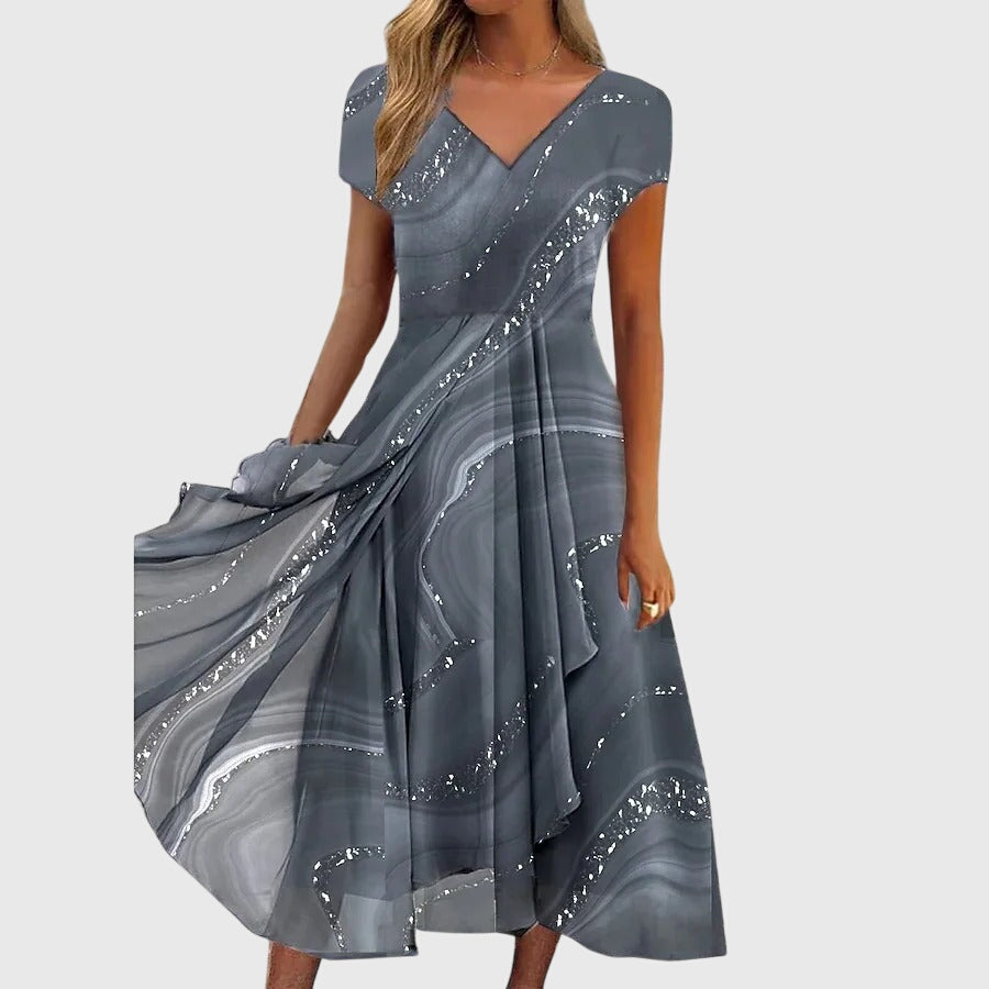 Vestido midi fluido