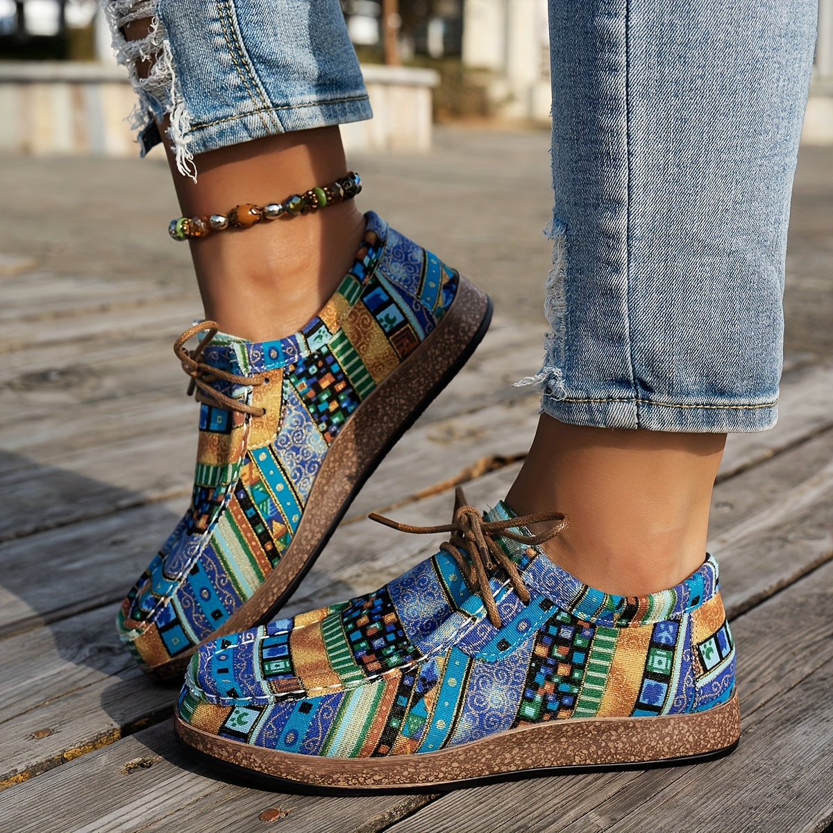 Colorful Retro Shoes for Women