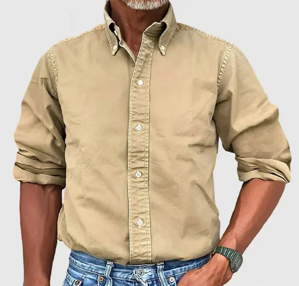 Men’s Casual Button-Up Shirt