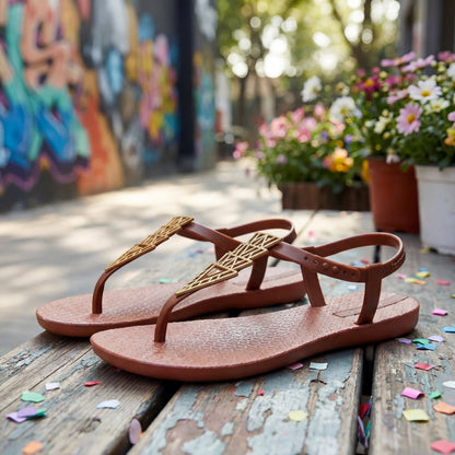 Bohemian Strappy Flat Sandals