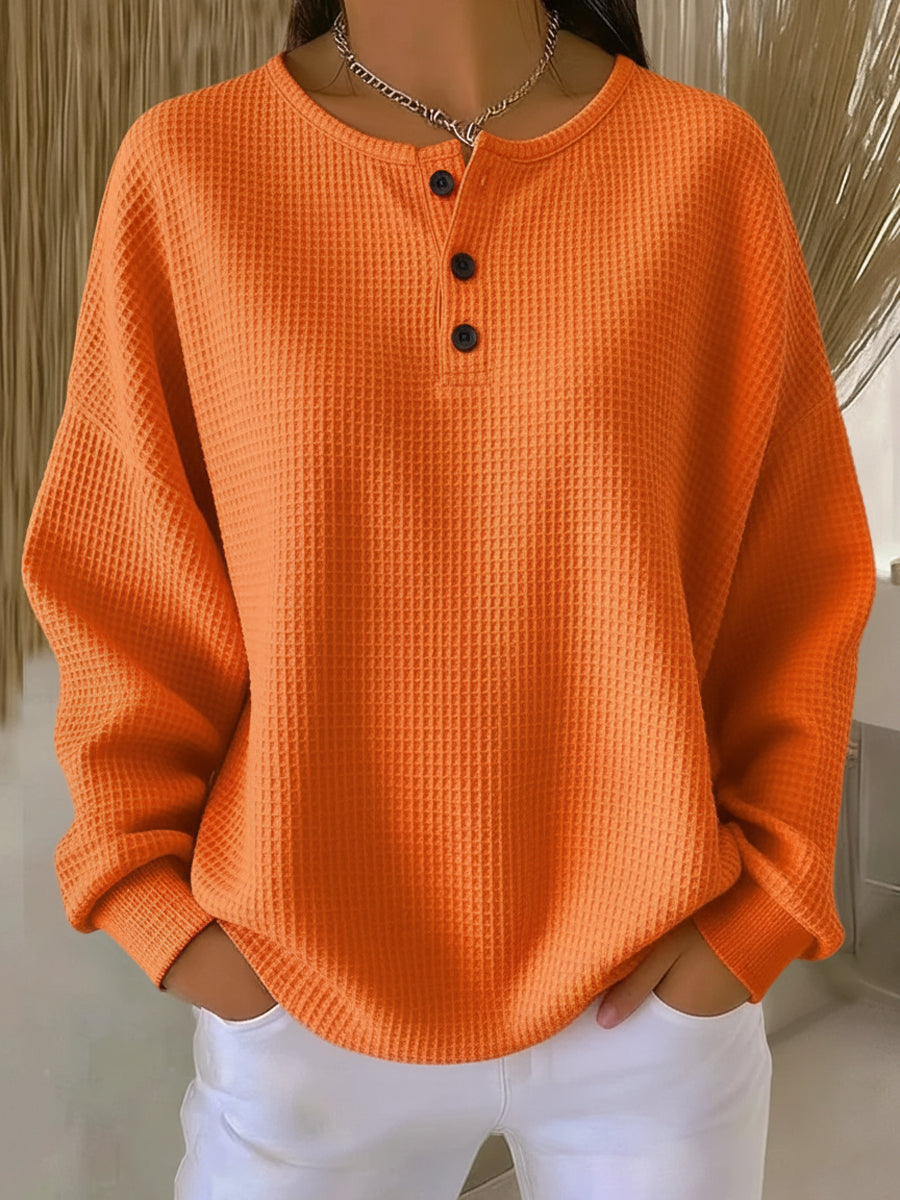 Sudadera casual con cuello