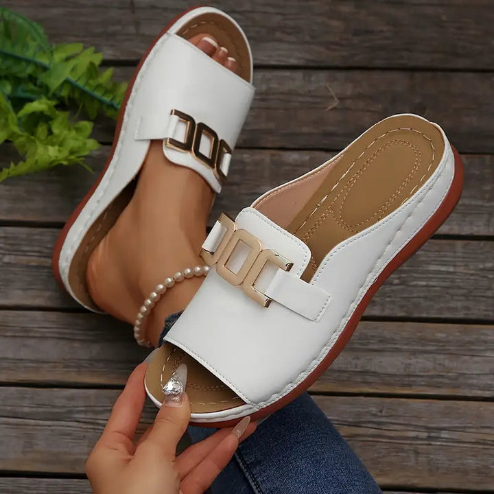Lucerra - Strappy Sandals with Buckle