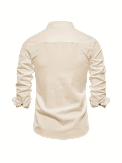 Men’s Spring Casual Button Shirt