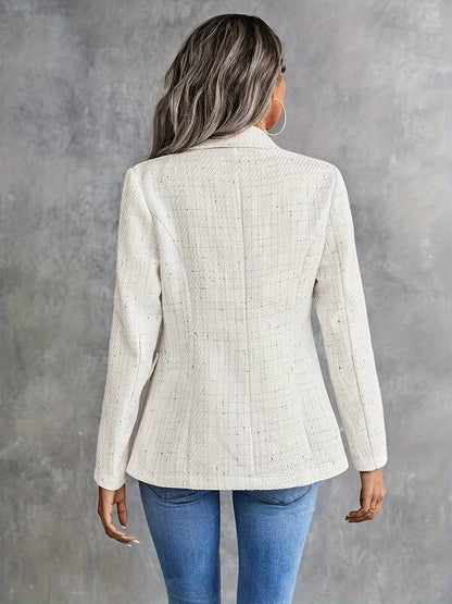 Blazer clásico cruzado para mujer