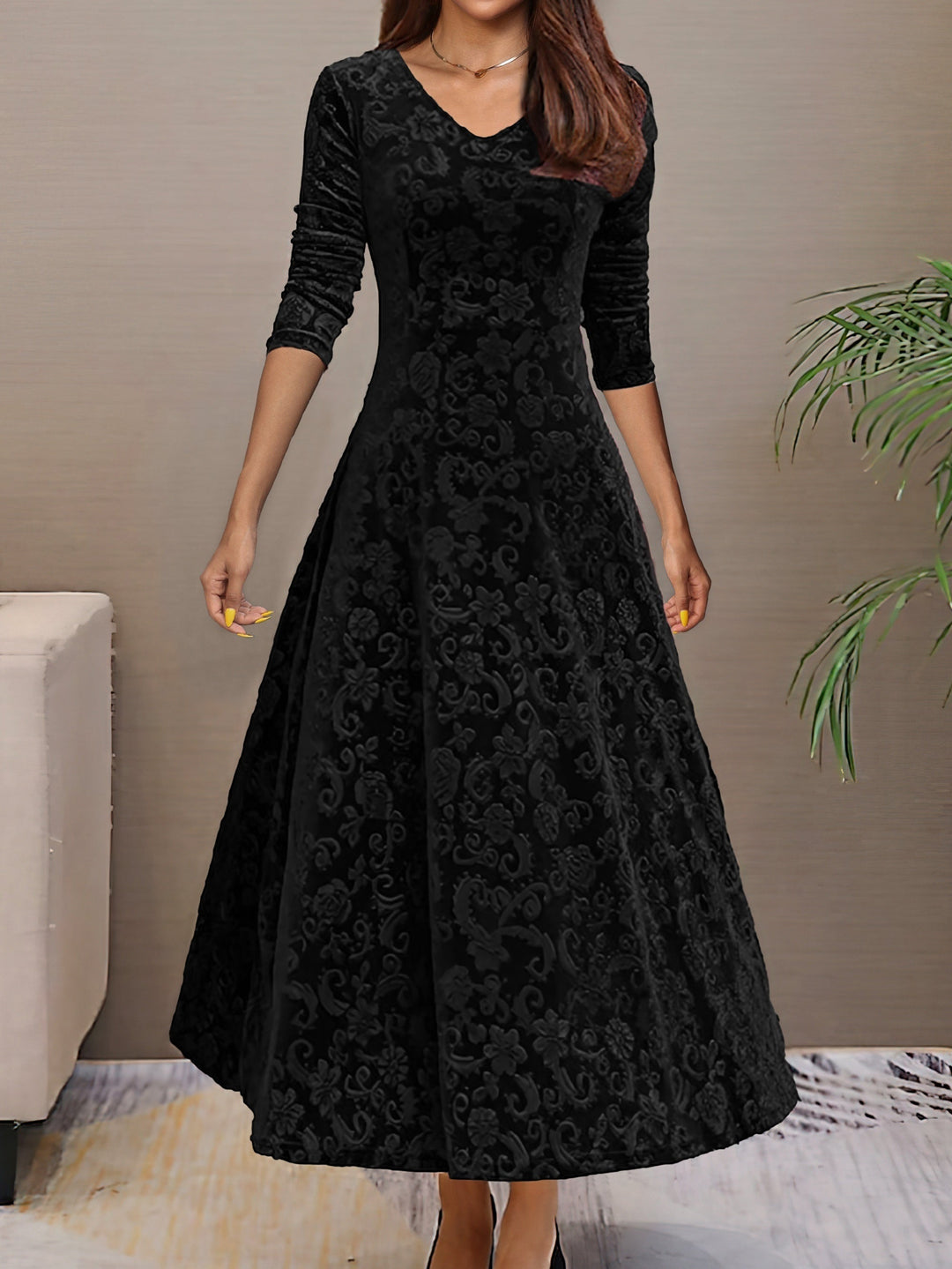 Velvet Elegance Dress
